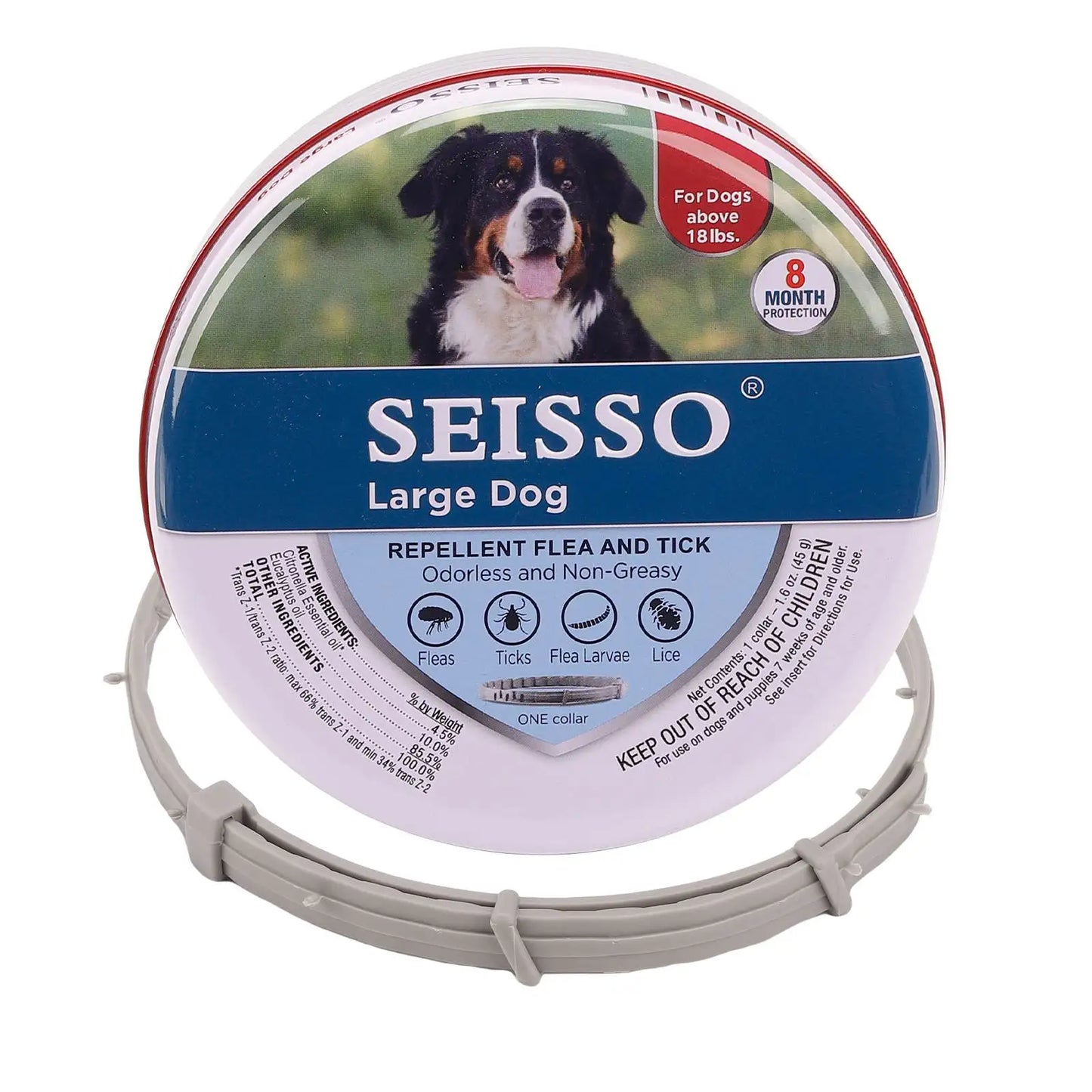 Pet Flea and Tick Collar for Dogs Cats up to 8 Month Flea Tick Prevention Collar Anti-Mosquito & Insect Repellent Puppy Supplies