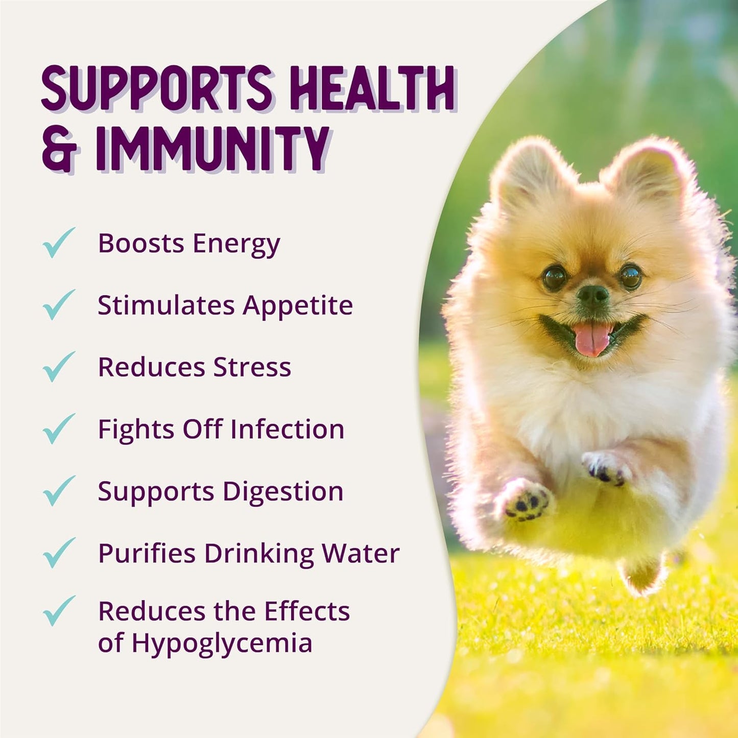 Stress Relief Supplement for Dogs, 8Oz - Appetite & Energy Boost, Prevents Hypoglycemia, Enriched with Vitamin B