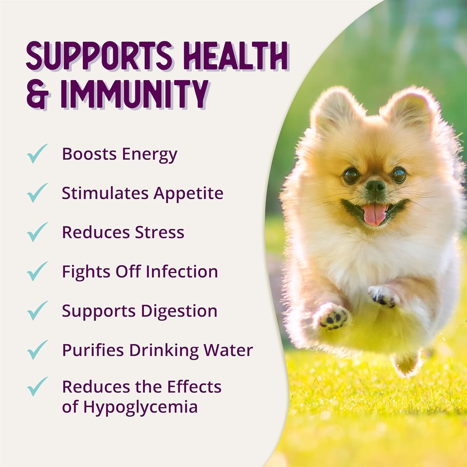 Stress Relief Supplement for Dogs, 8Oz - Appetite & Energy Boost, Prevents Hypoglycemia, Enriched with Vitamin B